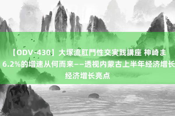 【ODV-430】大塚流肛門性交実践講座 神崎まゆみ 6.2%的增速从何而来——透视内蒙古上半年经济增长亮点